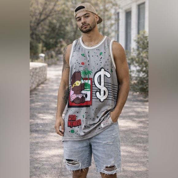 Headgear Classics Bart Simpson Basketball JerseyNWTXL$110 Retail